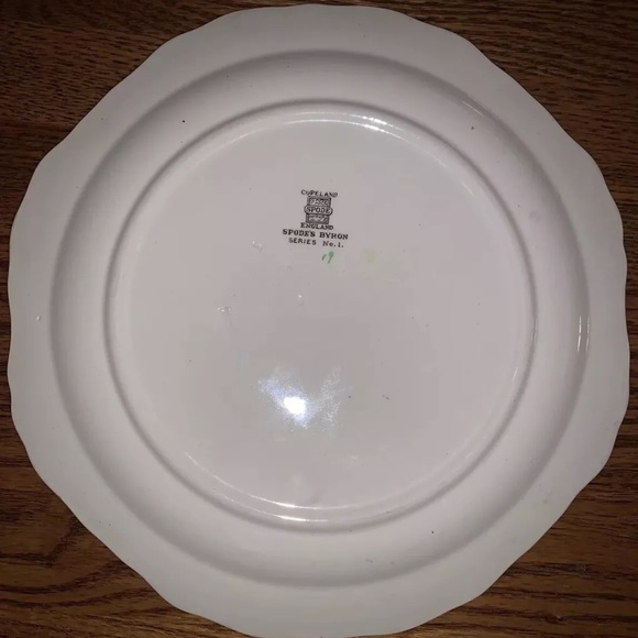 Copeland Spodes Byron Series No. 1 quartered plate Copeland England 9.5". - Picture 4 of 5